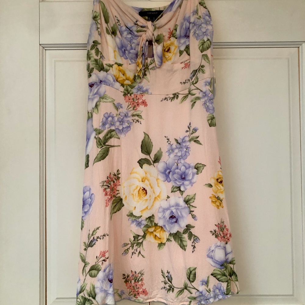Spring floral dress